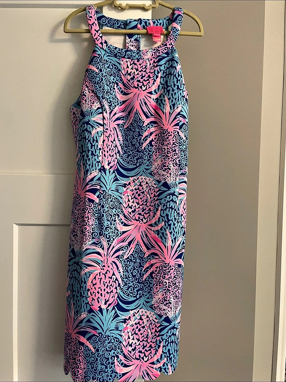 Lilly Pulitzer Floral Maxi Dress in Blue & Pink Size Small Like New